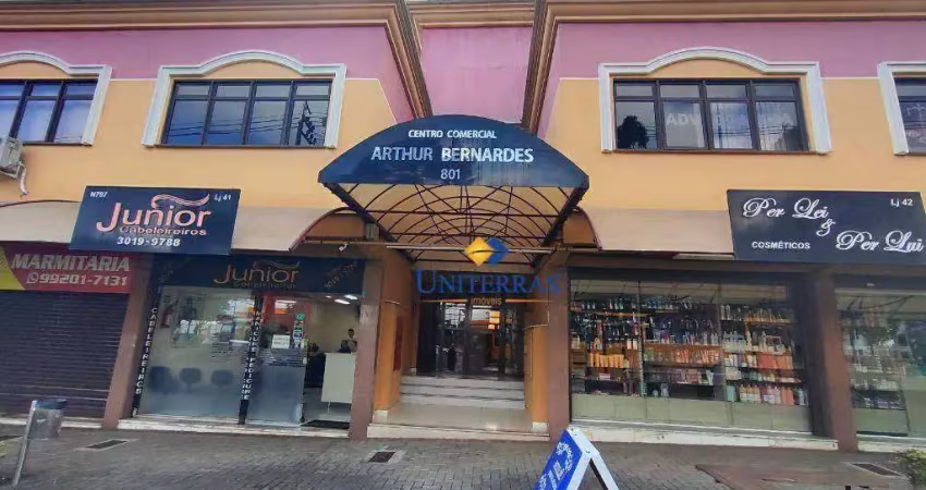 Kitnet com 1 dormitório para alugar, 18 m² por r$ 850/mês - portão - curitiba/pr