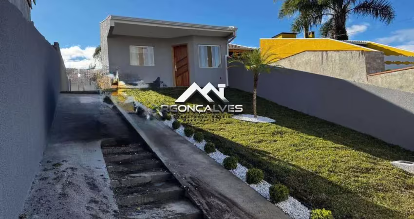 Casa à venda em piraquara, vila fuck, com 3 quartos, 91m²