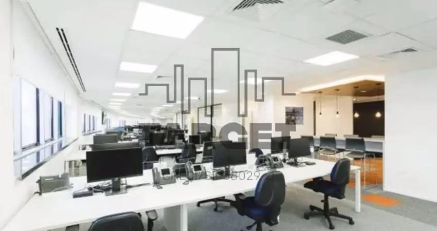 Locação de sala comercial mobiliada e pronta na vila olímpia com 385m²