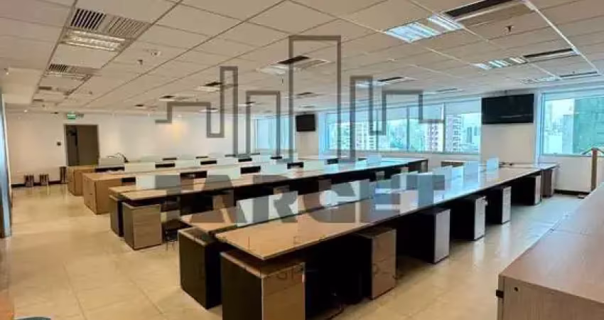 Sala comercial mobiliada em pinheiros com 532m² para locação