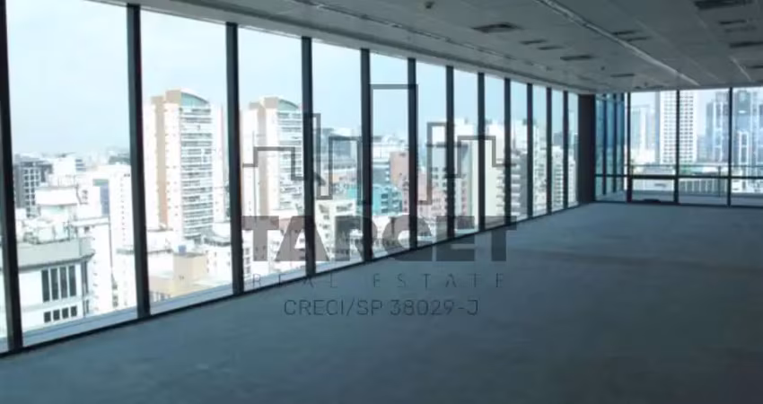 Conjunto comercial itaim / nova faria lima para locação de 855m²