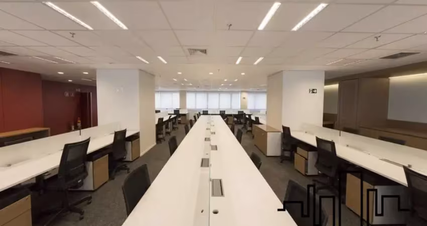 Conjunto comercial mobiliado, sala comercial na paulista para alugar de 825m²