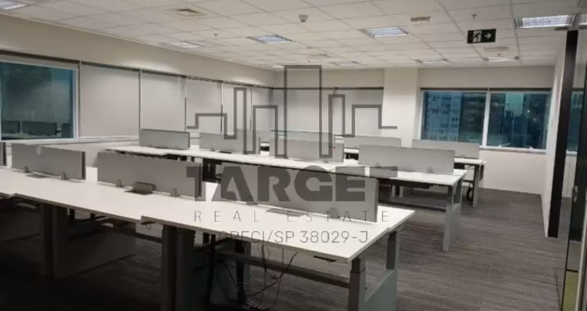 Conjunto comercial na região da faria lima para locação! com 245 m²