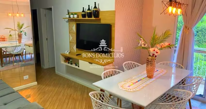 Apto 2 dorms na Granja Viana à 1 km do shopping e padaria Dona Deola