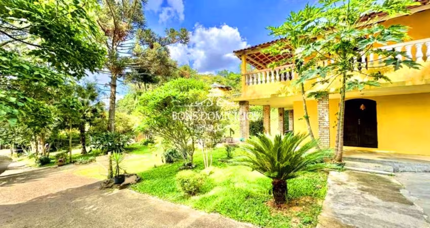 CHACRINHA DENTRO DA CIDADE - GRANJA VIANA CASA 3 QUARTOS TERRENO 1.000M2