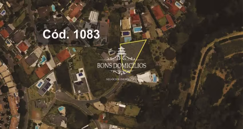 Terreno em condomínio fechado à venda no Jardim Passárgada I, Cotia 