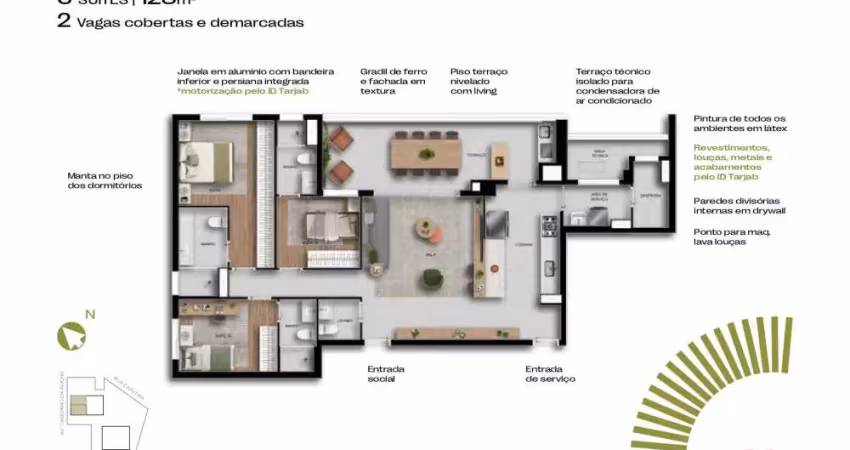 Apartamento com 3 quartos à venda na Avenida Senador Casemiro Da Rocha, 683, Mirandópolis, São Paulo