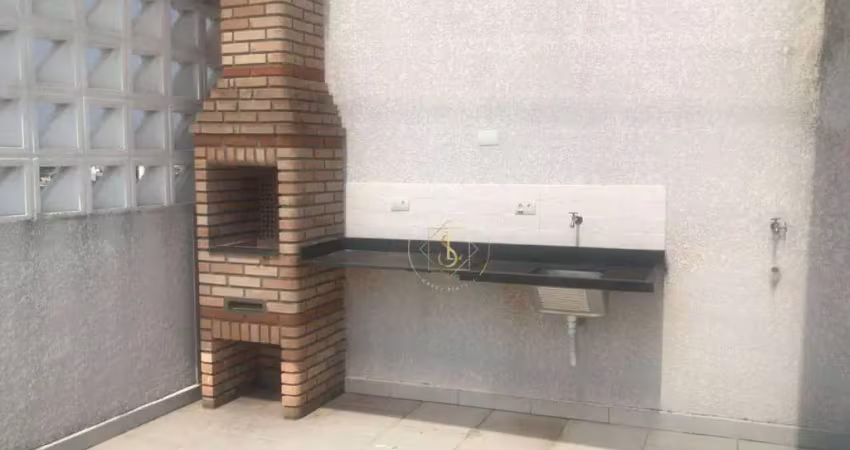 Cobertura com 2 dormitórios à venda, 88 m² por r$ 530.000,09 - parque das nações - santo andré/sp