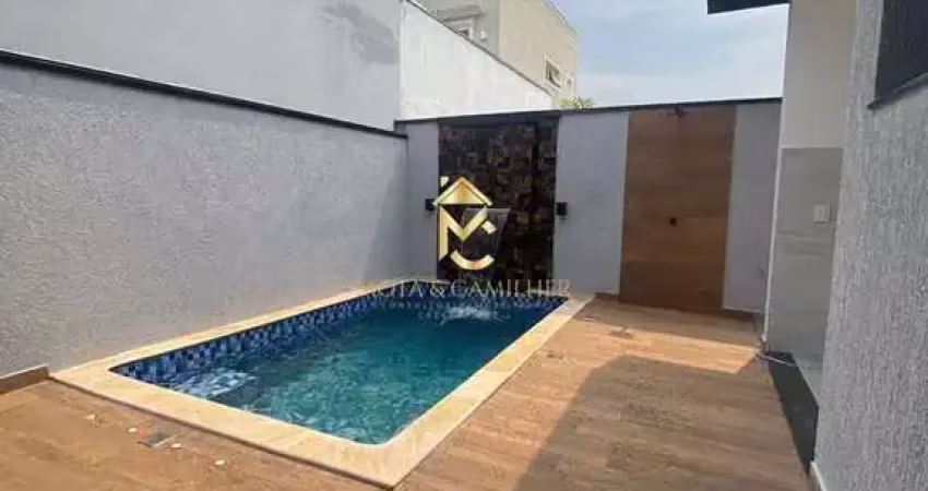 Vendo belíssima casa em condomínio fechado com piscina