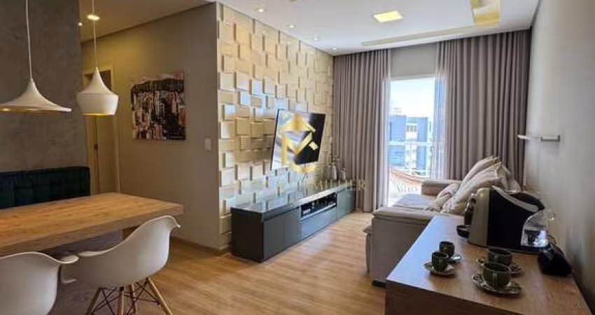 Apartamento com sacada disponível para locação em Taubaté.