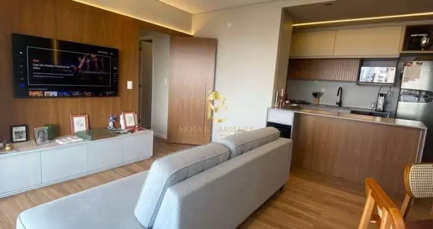 Apartamento com sol da manhã, varanda gourmet à venda em taubaté.