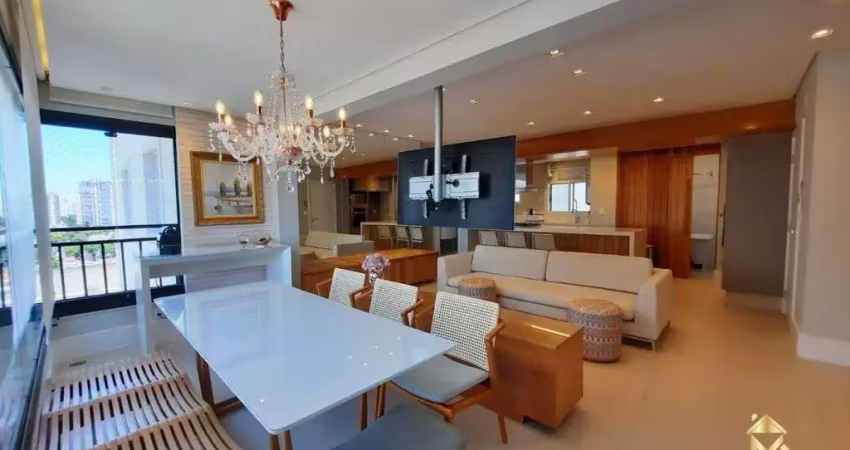 Apartamento mobiliado para locação no centro, taubaté - sp