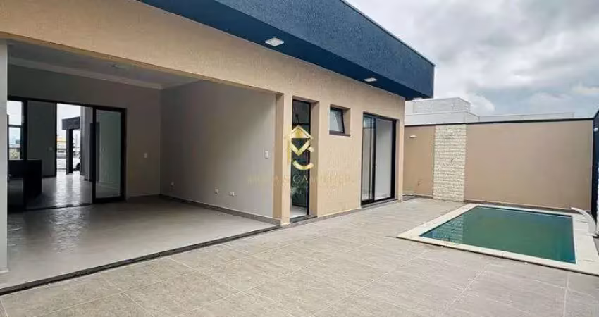 Linda casa térrea com 3 dormitórios sendo 1 suíte em condomínio