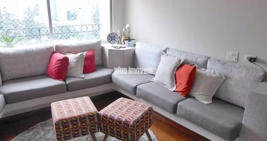 Apartamento c/130m² c/03 dorms (01 ste) lavabo sala p/02 ambs. coz.a.serv c/arms, 02 vagas