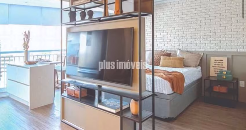 APARTAMENTO MOBILIADO - REGIÃO PINHEIROS, 1 DORMITORIO,1 VAGA, MOBILIADO, COM AR CONDICIONADO
