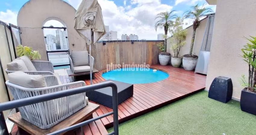 LINDA COBERTURA TRIPLEX- 150,0M² 3 QUARTOS, SUÍTE, 4 GAR -