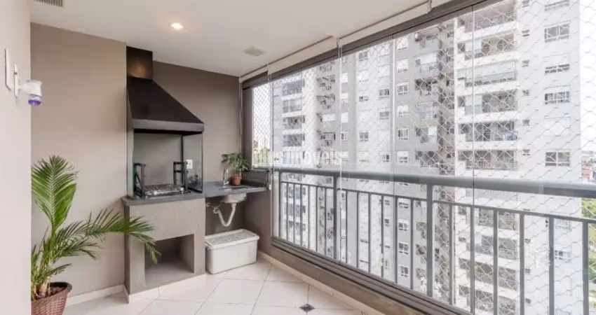 MORUMBI APTO COM 81,0m 2 SUÍTE,  2 GAR - LIVING AMPLO COM TERRAÇO GOURMET