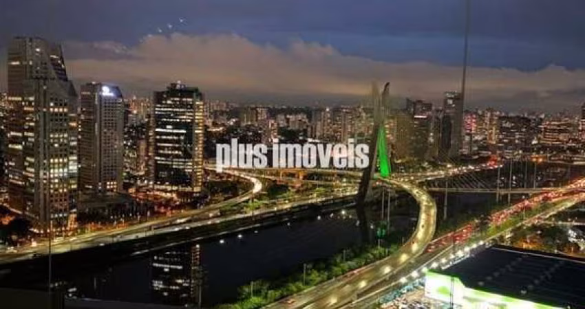 STUDIO MOBILIADO REAL PARK, VISTA LIVRE, ANDAR ALTO, 1 VAGA