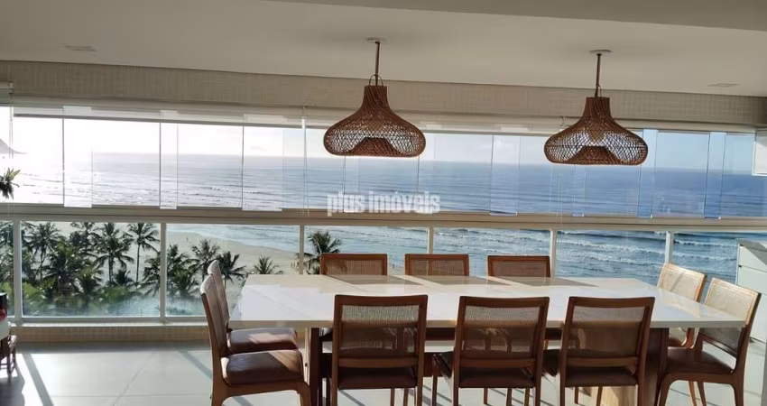 COBERTURA RIVIEIRA DE SÃO LOURENÇO, DE FRENTE PARA A PRAIA,VISTA DESLUMBRANTE  MOBILIADA