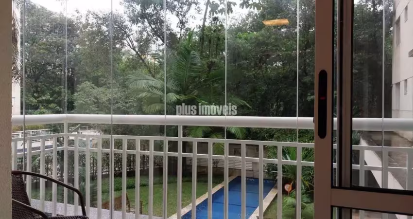 Studio para locação no choice panamby ? com ar-condicionado, armários e varanda!