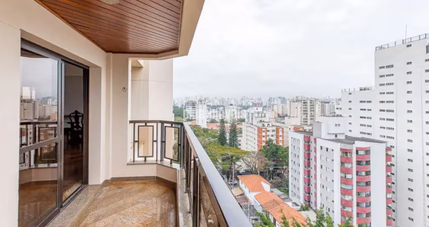 Apartamento tipo para venda em moema com 4 quartos, sendo 3 suítes, 193m²