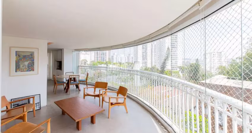 Apartamento dos sonhos  para venda em vila sofia com 4 quartos, sendo 4 suítes, 246m²