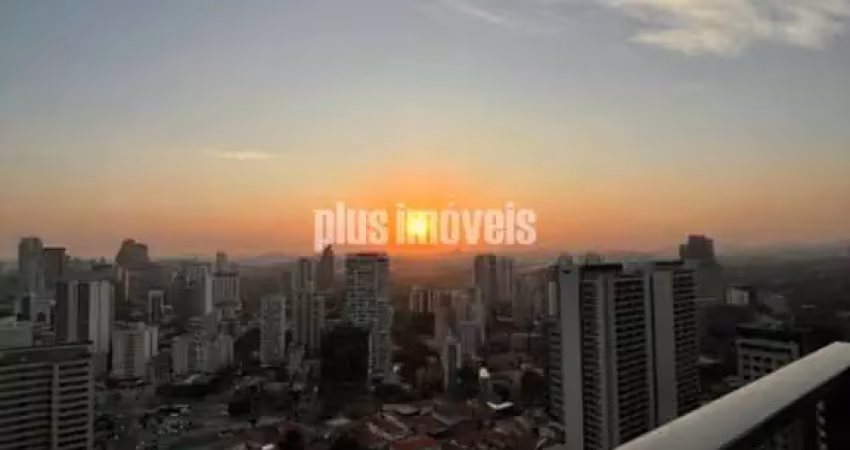 Regiao pinheiros ! cobertura duplex !vista 250 graus! predio novo !