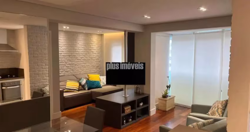 Consolação apartamento mobiliado com varanda integrada vista deslumbrante