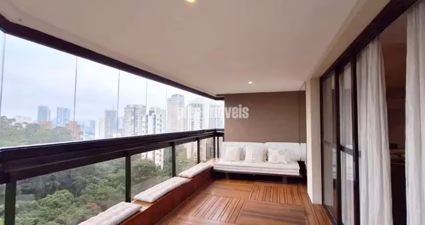 Próximo ao parque burle marx - 200m²au 3 suítes 4 gar - living amplo -  tço gourmet