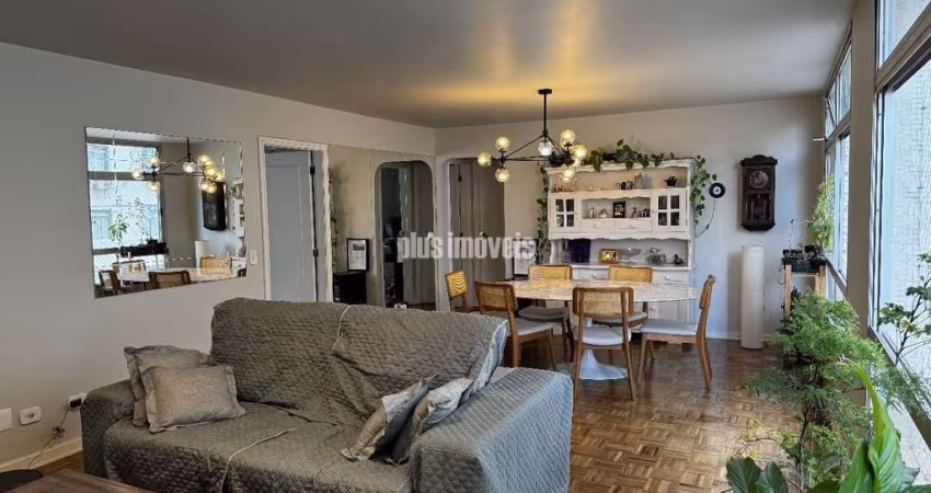 Apartamento reformado 134 m²,Higienópolis ,4 dormitórios , 2 vagas de garagem, px  shopping center