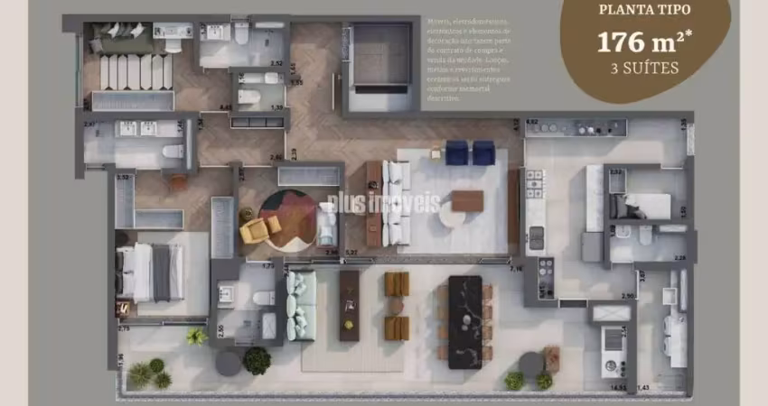 Apartamento com 3 quartos à venda na Rua Francisco Leitão, 200, Pinheiros, São Paulo