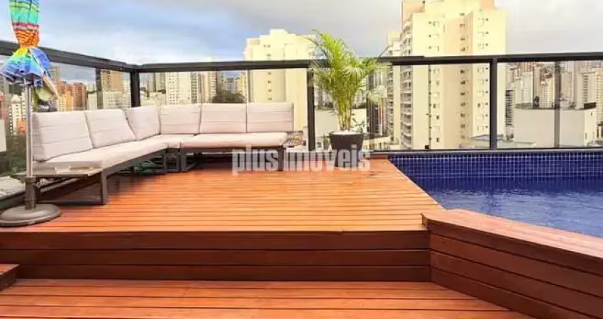 EXCELENTE COBERTURA COM 148,M² 3 DORMS, SUÍTE, 2 VAGAS DE GARAGEM - CONDOMDÍNIO COM EXCELENTE LAZER