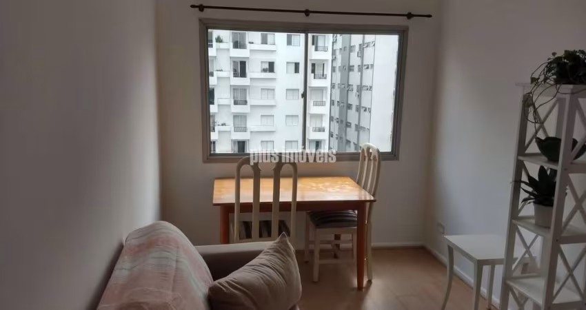 LOCAÇÃO 1 DORMITÓRIO 1 VAGA - 40m² - MOEMA PASSAROS!!! - MOBILIADO