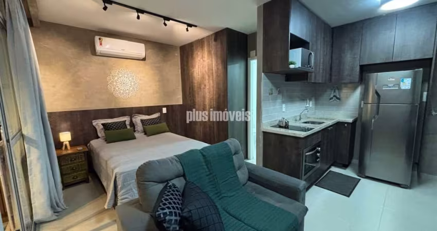 Studio para alugar com 35m², 1 quarto e 1 vaga- MOBILIADO
