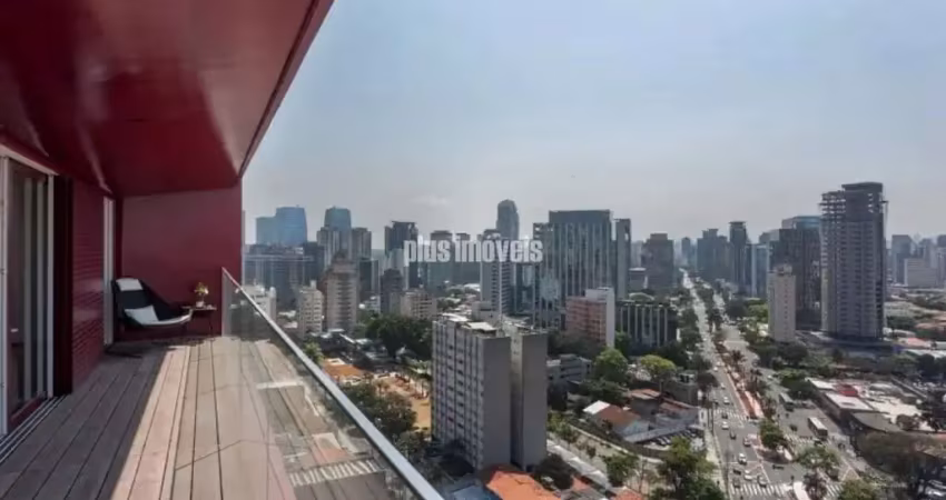 Apartamento para alugar com 100m², 1 quarto e 2 vagas mobiliado