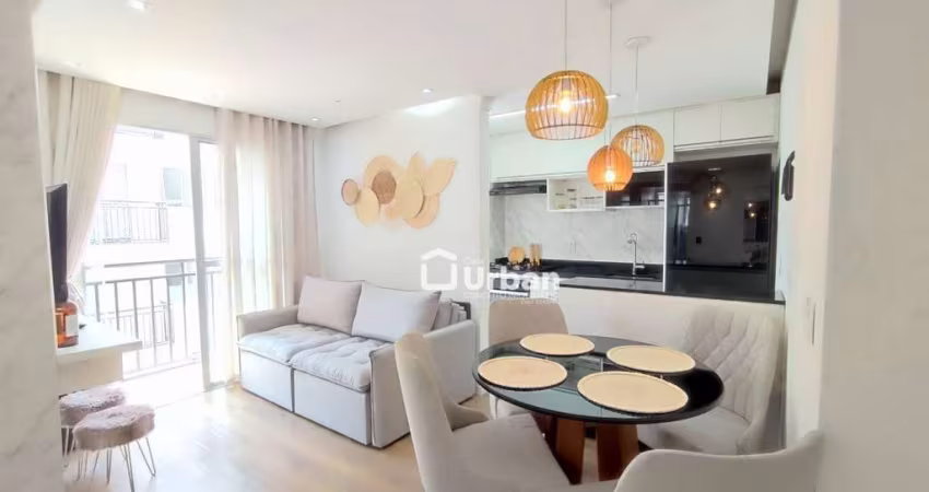 Apartamento 100% mobiliado com 2 dormitórios, 47 m² - venda por R$ 285.000 ou aluguel por R$ 2.990/mês - Vila Monte Serrat - Cotia/SP