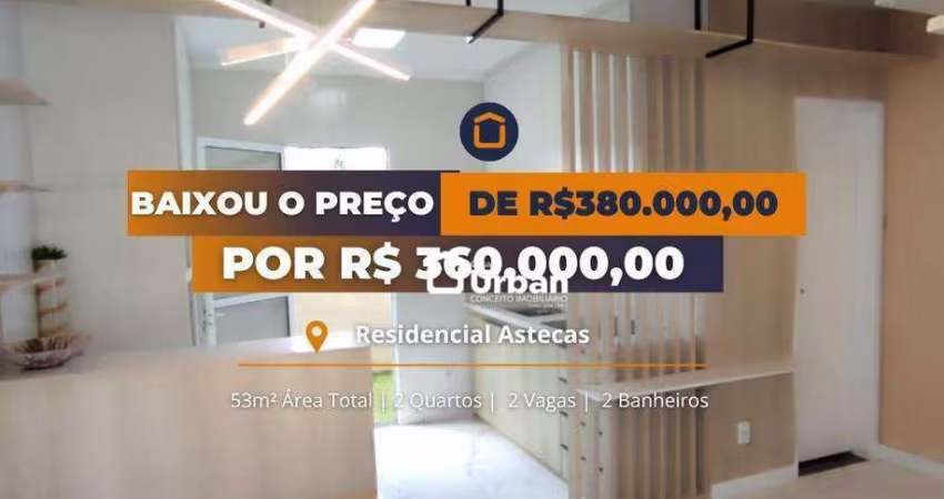 Casa com 2 dormitórios, 53 m² - venda por R$ 360.000,00 ou aluguel por R$ 2.700,00/mês - Chácara Ondas Verdes - Cotia/SP