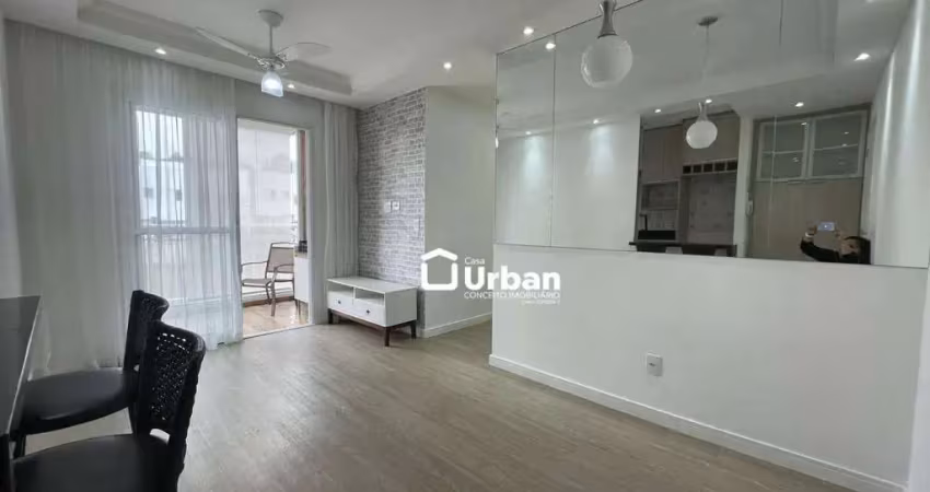 Apartamento com 2 dormitórios para alugar, 52 m² por r$ 2.600/mês - gramado - cotia/sp