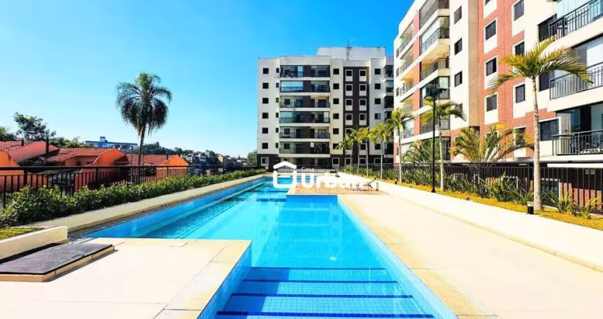 Apartamento com 2 dormitórios, 55 m² - venda por r$ 630.000,00 ou aluguel por r$ 4.300,00/mês - granja viana - cotia/sp