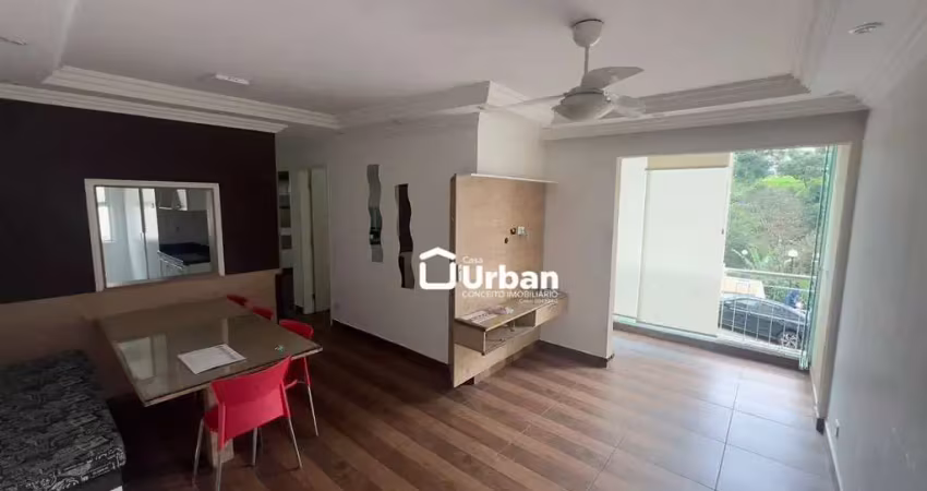 Apartamento com 2 dormitórios para alugar, 55 m² por r$ 2.500,00/mês - granja viana - cotia/sp