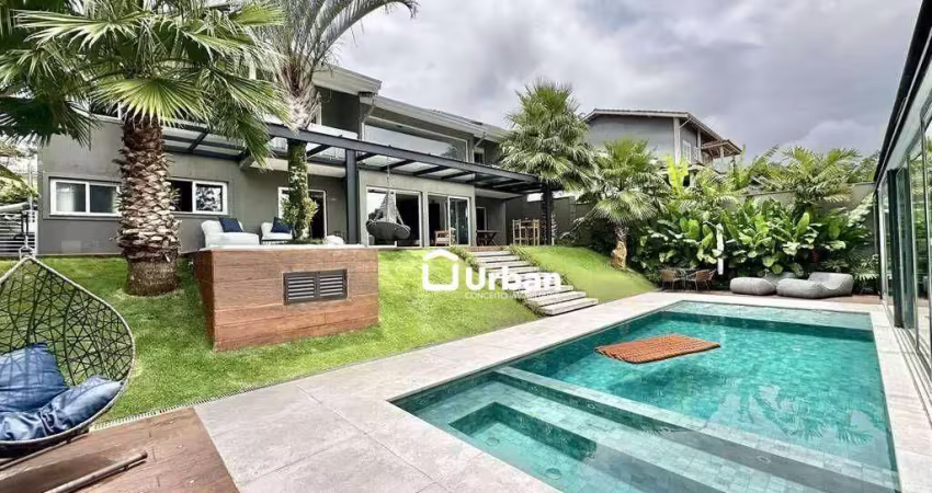 Casa com 4 suítes, 5 ambientes integrados, à venda r$ 5.170.000 - parque das artes - granja viana