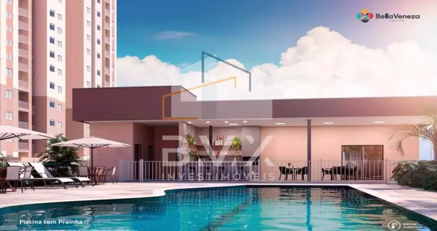 Imperdível oportunidade: apartamento à venda em sorocaba-sp, júlio de mesquita filho, bella veneza, 2 quartos, 1 sala, varanda, 1 vaga, 45,89 m²!mcmv