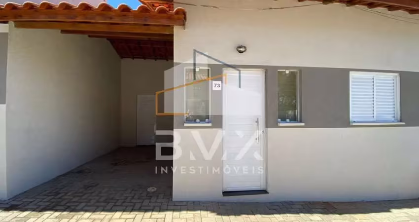 Venda de casa em condomínio no bairro caguassu, sorocaba-sp no condom. aquarela villagio, 2 quartos, 1 sala, 1 vaga de garagem, 56,94 m².programa mcmv