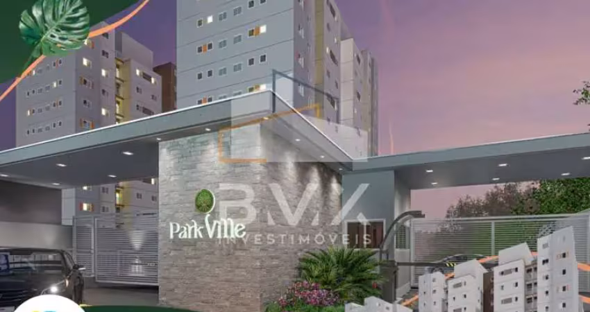 Venda apartamento sorocaba, residencial park ville, apartamento de 48 m², 2 dormitórios, varanda, lazer total, piscina, 1 vaga, garden, programa mcmv