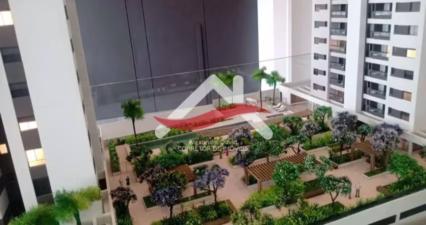 Vendo ap. studio union planeta 48,53 m², 1 dormit, cozinha em ilha, ampla varanda, lazer, ótima localização - alto da boa vista, frente da prefeitura.