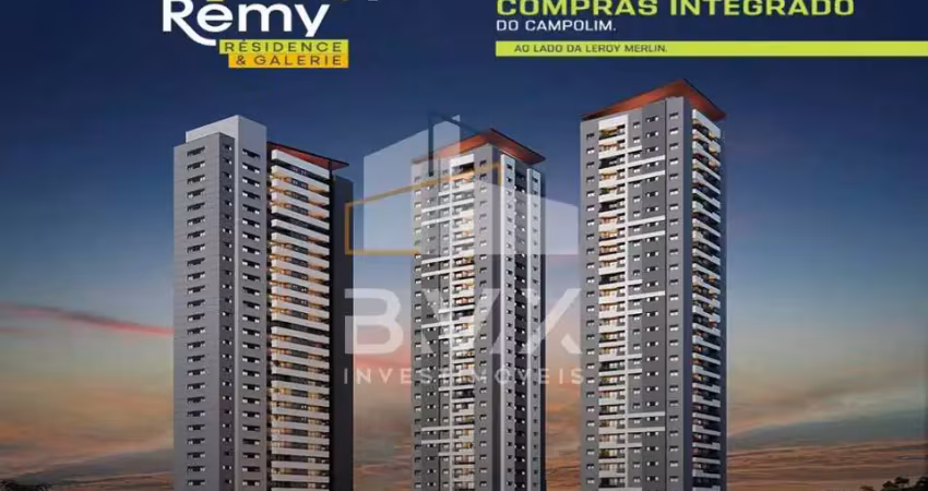 Venda saint remy residence e galerie, const. planeta, c/ centro de compras integrado, 98 m², 3 dorm (2 suítes), 2 vagas, campolim, sorocaba