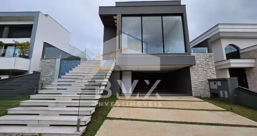 Casa de luxo em condomínio no alphaville nova esplanada em votorantim-sp: 3 quartos, 3 suítes, 4 banheiros, 4 vagas, 237,76m².