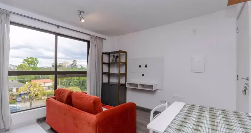 Apartamento com 1 dormitório para alugar, 28 m² por r$ 2.503/mês - boa vista - curitiba/pr
