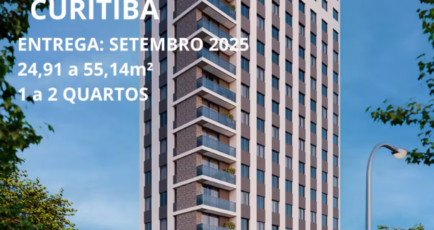 Apartamento centro de curitiba entrega setembro 2025