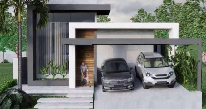 Casa confortável e elegante com 3 suítes em condomínio.